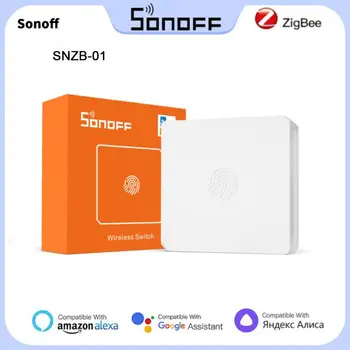 SONOFF SNZB-01-Wireless Anahtarı Akıllı Ev Zigbee Sürümü Zigbee Kablosuz Switchss Anahtarı eWeLink APP Uzaktan Kumanda
