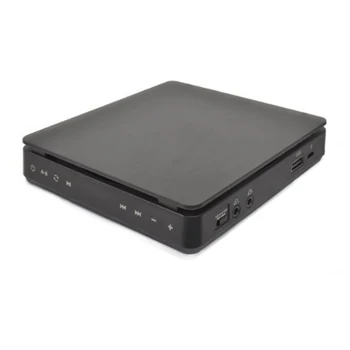 HIFI Walkman Disk Dokunmatik Kontrol Taşınabilir CD Çalar 3.5 mm USB Albüm Oynatıcı dijital ekran Hıfı Stereo Hoparlör Desteği CD / MP3 / WMA