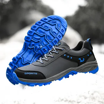 Sonbahar Kış Klasik Açık Erkek yürüyüş ayakkabıları Boyutu 46 Su Geçirmez Sneakers Erkekler kaymaz spor ayakkabı Zapatillas Trekking Hombre