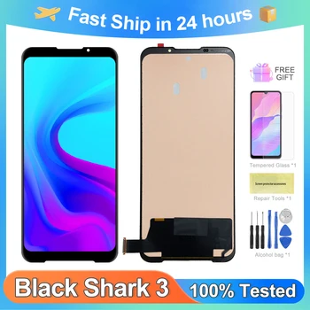 Siyah Köpekbalığı 3 TFT Ekran İçin 100% TEST Xiaomi Siyah Köpekbalığı 3 KLE-H0 KLE-A0 lcd ekran Dokunmatik Ekran Digitizer Değiştirme Paneli