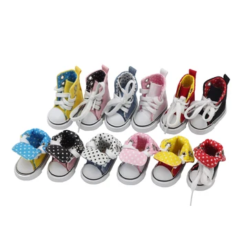5 * 2.5 cm 1 Çift Yeni Stil Moda Yaka Bebek Ayakkabıları için Uygun 1/6 BJD Bebek ve 15cm EXO Bebek Oyuncak Aksesuarları Çocuklar için Hediye