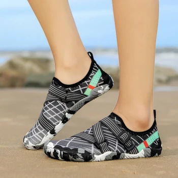 Unisex Plaj su ayakkabısı Hızlı Kuru Yalınayak Sörf Aqua Ayakkabı kaymaz Aşınmaya dayanıklı erkek Spor Ayakkabı Açık Malzemeleri