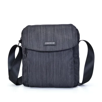 OSOCE moda trendi omuzdan askili çanta rahat erkek büyük kapasiteli basit crossbody çanta
