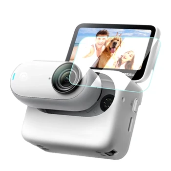 Temperli Cam Lens Koruyucu Ekran Filmi Insta GO 3 Gimbal Cam Filmi kamera ekranı Koruyucu Film Değiştirme 95AF