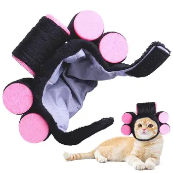 Köpek Şapka Kostüm Pet Kıvırcık Saç Şapkalar Köpek Kedi Kostüm Cosplay giyinmek Kedi Şapka Fotoğraf Sahne Parti Malzemeleri Cadılar Bayramı için