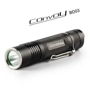 Konvoy BD03 el feneri XML2 U2 LED 18650 el feneri LED el feneri, meşale, fener, kendini savunma, kamp ışık, lamba