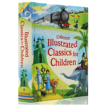 4-8 yaşında 1 kitap/set Usborne Resimli Klasikleri Çocuklar için resimli kitap İngilizce çocuk resim klasik roman