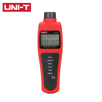 UNI-T Takometre UT371 UT372 Ölçüm Dönme Hızı Mil veya Disk (açık/kapalı) lazer işaretçi RPM / Sayım ve Zaman Çift Ekran