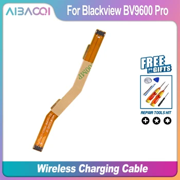 AiBaoQi Marka Yeni Kablosuz Şarj devre Aktarım Kablosu Yedek Parçalar 6.21 İnç Blackview BV9600 Pro Telefon
