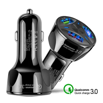 Qc3. 0 araba cep telefonu şarj cihazı üç USB Citroen Grand C4 Picasso C Elysee DS3 C3 C4 C6 C8 DS4 DS3 C-QUATRE için