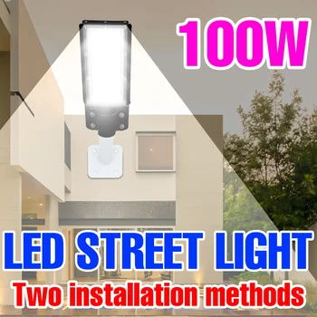 LED Projektör açık alan sokak lambası IP65 Su Geçirmez Spot LED Reflektör bahçe lambası 50W 100W dış mekan aydınlatma Duvar Lambaları