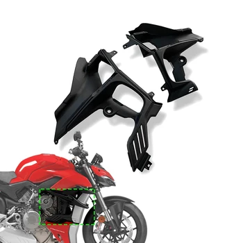 Spoiler Sabit Rüzgar Winglets Aerodinamik Kanat Kiti Spoiler Fit Ducati V4 V4S V4SP 2021-2023 Street Fighter yan bağlantı parçası Ön