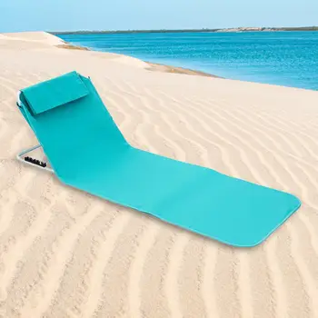Kamp Katlanır Zemin Sandalye Dayanıklı Hafif Taşınabilir Katlanır plaj sandalyesi salon Mat Arka Bahçe Kamp Seyahat Piknik