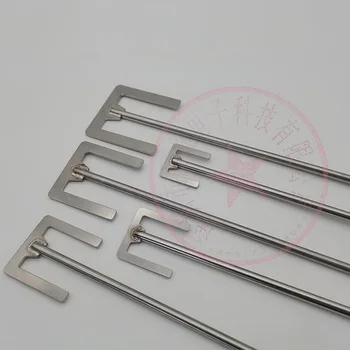 1 adet paslanmaz çelik E tipi bıçak kürek yaprak genişliği 40mm veya 120mm karıştırıcı çark kürek çubuk, laboratuarda Kullanılan karıştırma araçları