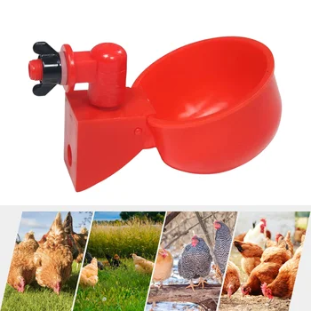 6 adet Tavuk Ördek suluk Plastik Otomatik Kümes Hayvanları içme çeşmesi Pratik Kullanışlı Araçlar Çiftlik Hayvan Besleme için