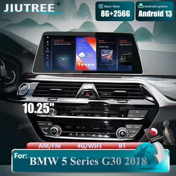 Araba Multimedya Oynatıcı BMW 5 Serisi İçin G30 G31 G38 2018-2021 EVO Sistemi Android 13 ID8 Navigasyon otomobil radyosu IPS Carplay