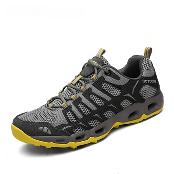 MIXIDELAI Yeni Yaz Erkek Spor Ayakkabı Moda Bahar Açık Ayakkabı Erkekler rahat erkek ayakkabıları Rahat Örgü Ayakkabı Erkekler İçin Boyutu 39-46