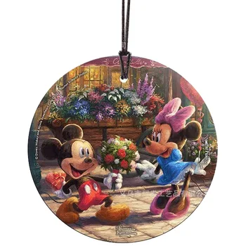 Noel Süslemeleri 2023 Disney Mickey Mouse Minnie Karikatür Anime Figürleri Ev Yılbaşı Ağacı Süsleme Süs Kolye Hediye