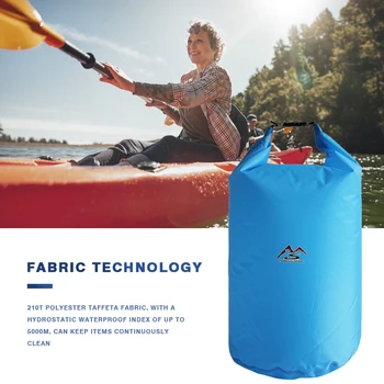 Yüzme Kova Kuru Çanta Hafif Rafting Botla Çanta Kanca ile Çıkarılabilir Taşınabilir Kolay Kurulum Açık Kamp için
