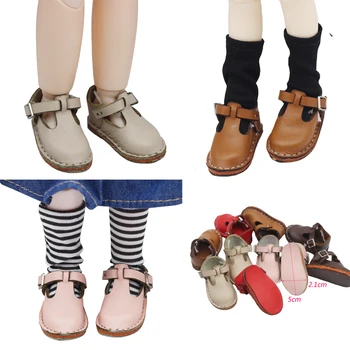1 Çift Bebek deri ayakkabı 1/6 BJD SD YOSD 30cm Bebek Sandalet oyuncak bebek giysileri Aksesuarları Oyuncak Hediye
