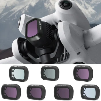 DJI Mini 4 Pro Lens Koruyucu Filtre Aksesuarları Seti ND8 ND16 ND32 ND64 / 1000 Gece MCUV CPL Polar Filtre Drone Kamera Kiti