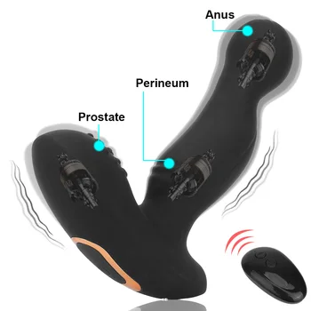 Kablosuz Uzaktan Kumanda Anal Vibratör 10 Frekans Seks Ürün Butt Plug Prostat Masajı Anal Vajinal Stimülatör
