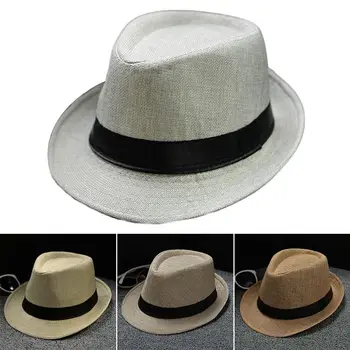 Moda Yaz Kapaklar Balıkçı Şapka Yaz Güneş Koruyucu Şapka Nefes Şapka Vintage Panama Şapka Kova Tarzı Şapkalar