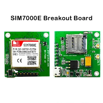 SIMCOM SIM7000E kesme panosu LTE CAT-M1 (eMTC) NB-IoT Modülü Dört Bantlı LTE-FDD B3 / B8 / B20 / B28 GPRS/KENAR 900 / 1800MHz