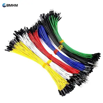 10 adet 20cm renkli breadboard DuPont Kablo Arduino kablosu 2.54 mm erkek / dişi jumper 26AWG kablo DİY Elektronik 1P konnektörler