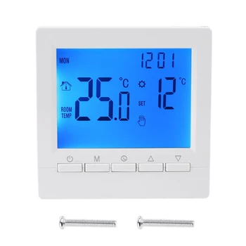 LCD Ekranlı Sıcaklık Kontrol Paneli Yerden Isıtma Termostatı