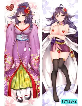 Anime Azur Lane Kadın Cinsel Duygu Eğlenceli Yastık Kılıfı Otaku Ev Yatak Takımı 40 * 120cm 50 * 150cm 60 * 180cm