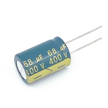 2 ADET 400V68UF 68UF 400V Alüminyum elektrolitik kondansatör yüksek frekanslı 16 * 25MM