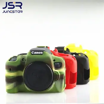 Yumuşak silikon kılıf Kamera Koruyucu Vücut Çanta Çok Renkli Canon EOS 750D DSLR Aksesuarları Taşınabilir Fotoğraf