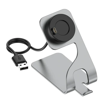 USB Şarj İçin Huawei İzle D / Watch3 / GT2 Pro / İzle GT Koşucu İzle Metal Şarj Dock Şarj Adaptörü Kabloları
