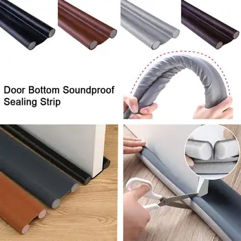 Ayarlanabilir Kapı Alt Sızdırmazlık Şeritleri Ses Geçirmez Weatherstrip Yatak Odası Penceresiz Şerit Kapı Sticker Donanım sızdırmazlık bandı