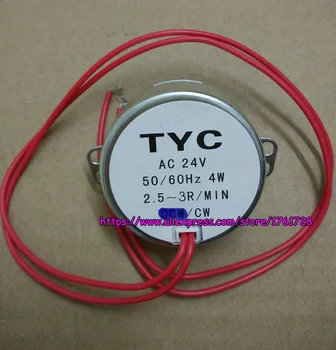 TYC-50 Senkron motor AC 24 V 4 W sabit mıknatıslı fan motoru 2.5 rpm 5 rpm, mil çap 7mm ~