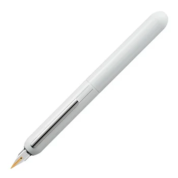LM Odak 3 dolma kalem Buzlu Siyah Beyaz Şampanya Altın Titanyum İletişim 14K Altın Ucu Okul ve Ofis Malzemeleri Yazma Mürekkep Kalemler
