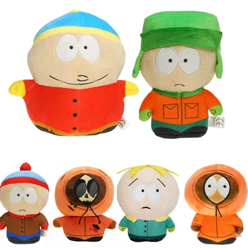 Disney peluş oyuncak SouthParks Oyun Bebek Stan Kyle Kenny Cartman Kawaii Karikatür Peluş Bebek Erkek kız çocuklar için Hediyeler