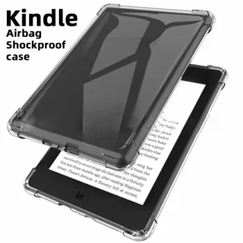 Silikon Kılıf Amazon Kindle Paperwhite İçin 5 2021 6.8 KPW5 Paperwhite 4 3 2 1 Şeffaf Şeffaf Yumuşak TPU Arka Tablet Kapak Çapa