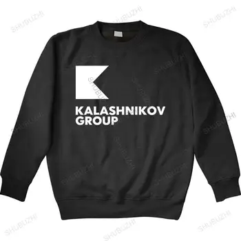 Adam ekip boyun hoodie Komik Kalaşnikof Grubu Logosu Keskin Nişancı Saldırı Tüfeği Ak74M Erkek kazak marka erkek sonbahar hoodie ince tarzı
