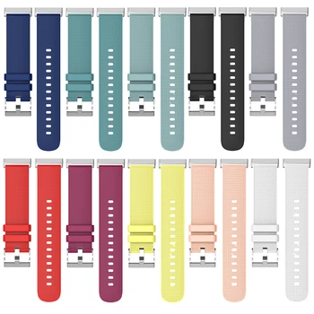 Ekose Sapanlar Fitbit Versa için 4 Band Fitbit Sense 2 Kayış Spor Silikon Bileklik Versa için 3 Correa Fitbit Sense Bilezik