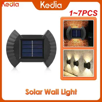 1 ~ 7 ADET Koruma sıcak ışık duvar Lambası Smartlight Güneş Far Dış Aydınlatma Duvar Lambası Anti-güneş yanığı Sokak Lambası