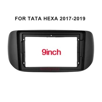 9 inç Araba Çerçeve Ses Montaj Adaptörü Dash Trim Kitleri Facia Paneli TATA Hexa 2017 2018 2019 araba Radyo Çalar paneli