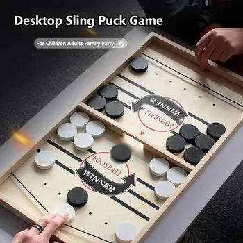 Hızlı Sling Puck Oyunu Çift Savaş Masaüstü Kazanan Kurulu Oyunu Sapan Masa Hokeyi Oyuncaklar Ev Ebeveyn-Çocuk İnteraktif Masa Oyuncak