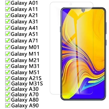9D Temperli Cam Samsung Galaxy A01 A11 A21 A31 A41 A51 A71 M01 M11 M21 M31 M51 A21S M31S A30 A70 Ekran Koruyucu Cam
