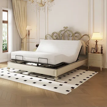 Elektrikli amerikan ışık lüks akıllı kaldırma yatak ana yatak odası 1 M 8 sıfır yerçekimi yatak
