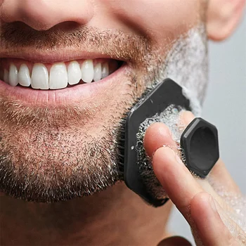 Yüz Temizleme Fırçası Erkekler Kadınlar Scrubber Silikon Minyatür Yüz Derin Temiz Tıraş Masaj Yüz tahta fırçası Yüz Temizleyici