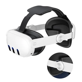 Yükseltmeleri Elite Kafa Bandı VR Ayarlanabilir kafa bandı Rahat VR Aksesuarları Yedek Kafa Bandı Ergonomik Metal Quest 3