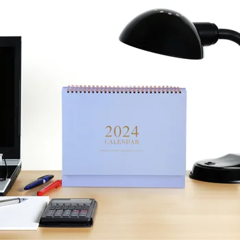 Masa takvimi Ofis Ev Dekorasyonu Yeni Yıl Ayakta Flip Masaüstü Takvim Taşınabilir Günlük Planlama Aylık Takvim
