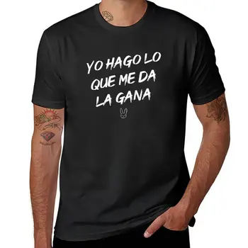 Yeni Yo hago lo que bana da la gana (#YHLQMDLG) - Kötü Tavşan T-Shirt hippi giysileri komik t shirt eşofman erkekler t shirt